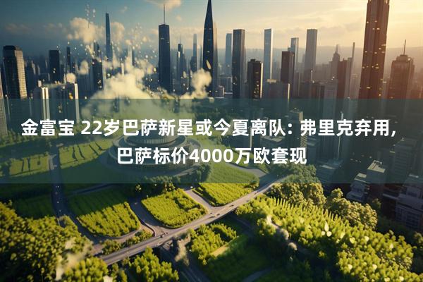 金富宝 22岁巴萨新星或今夏离队: 弗里克弃用, 巴萨标价4000万欧套现